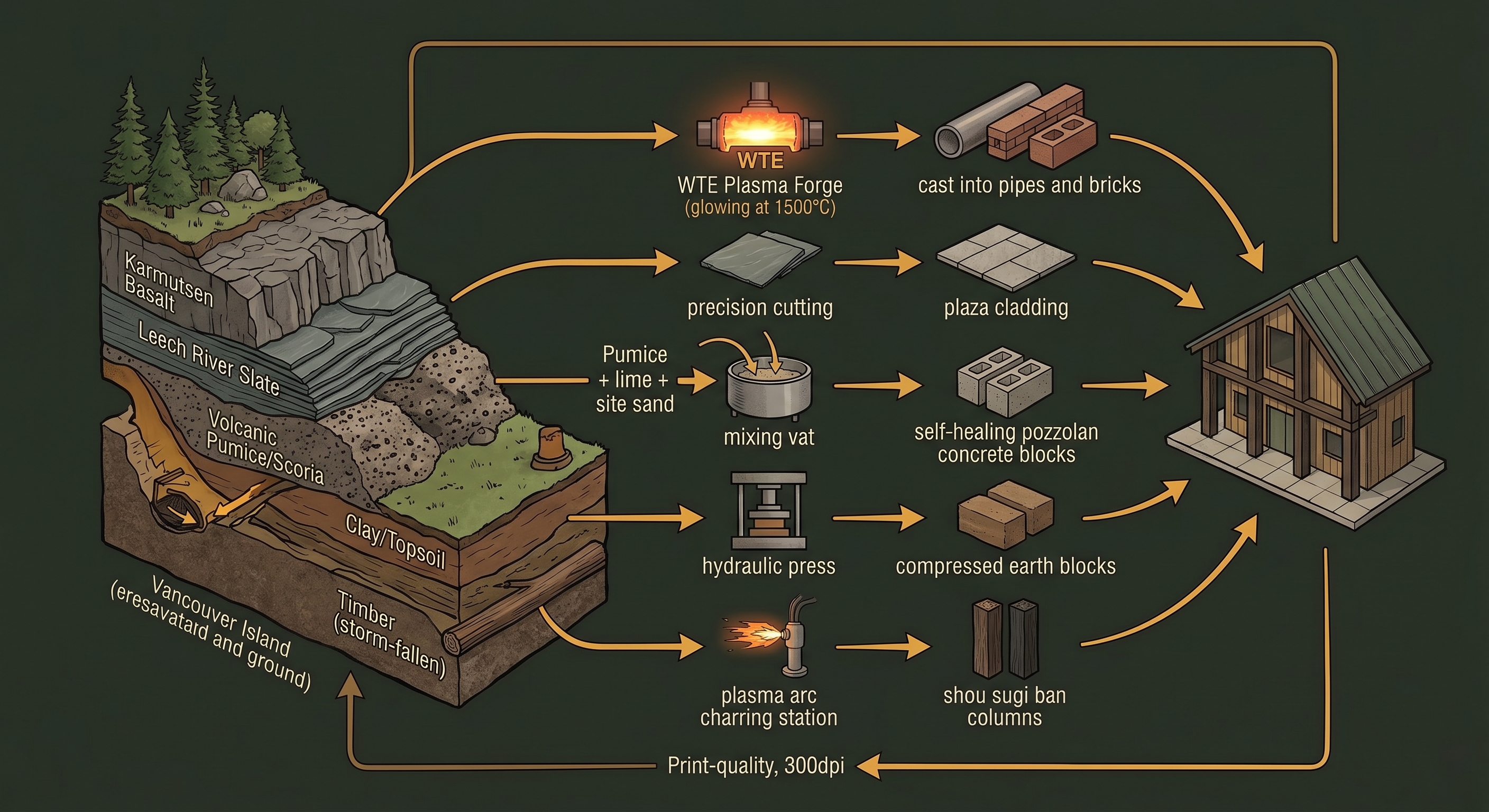 Zero-Waste Material Flow — OmniLand Construction